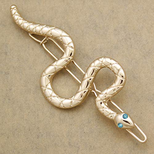 RechicGu Egyptian Queen Cleopatra Fancy Dress Snake French Updo Hair Clip Snap Pin - Thumbnail 3