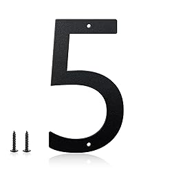 5 Inch House Numbers and Metal Letters for Outdoor