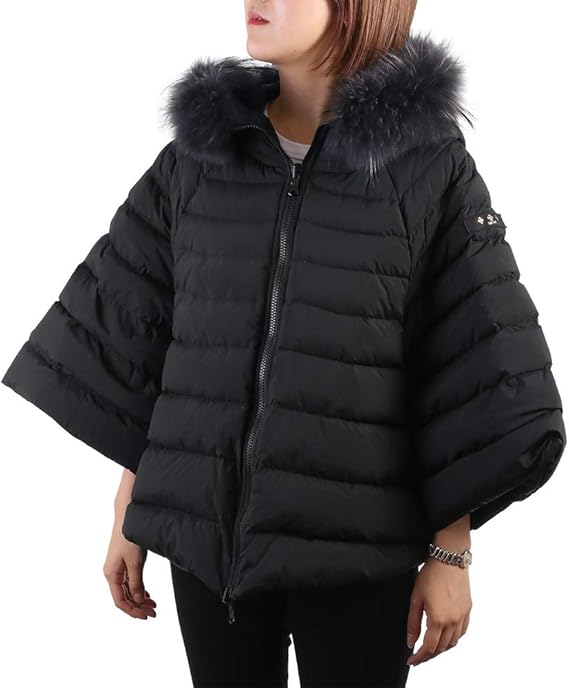 Amazon タトラス ポンチョ ケープダウン レディース Tatras Male マーレ リバーシブル 21秋冬 選べるカラー Ltata4692 D 01 Black 5 Xxl コート ジャケット 通販