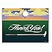 Stonehouse Collection | Golf Note Cards | 10 Blank Thank You Golfing Cards & Envelopes | Golfing Gifts | USA Made (Standard)