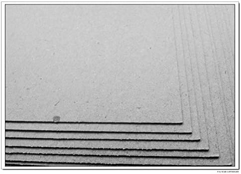 50 X Greyboard Unlined Backing Card A3 1000 Micron 750gsm