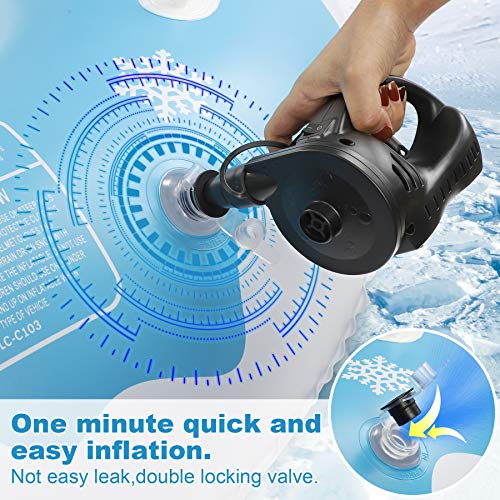 Extra Large 50 Inch Snow Tube with Backrest Tree No More Popped with