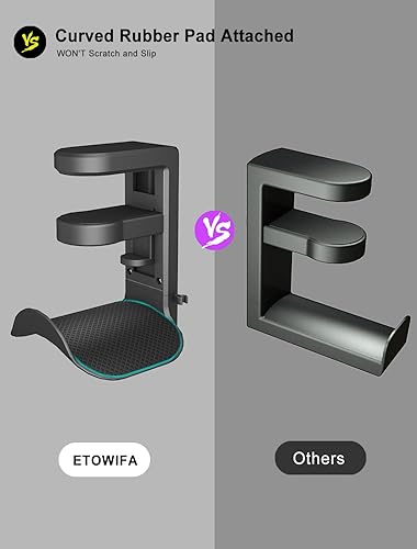 3D STL Headphones Desk Holder, Headset Holder, 3D Print Desk
