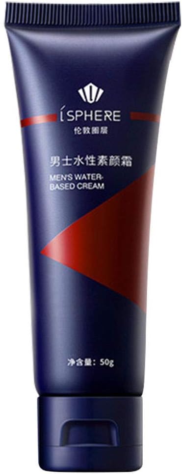 Doingshop Men's Lazy Concealer Revitalising Nourishing Tone Up Cream Skin Brightening Oil Control Face Skin Cream for All Skin Types