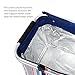 iwill CREATE PRO Blue Insulated Picnic Basket - Collapsible Ultra-Size Insulated Picnic Basket for Outdoor Picnic or Camping Use
