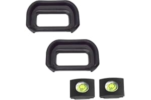 Eyepiece Eyecup Viewfinder Eye Cup for Sony Alpha A6500 A6400 A6600 Camera for viewfinder (2-Pack),ULBTER FDA-EP17 Eyepiece Eye Cup with Hot Shoe Cover (FAD-EP17)
