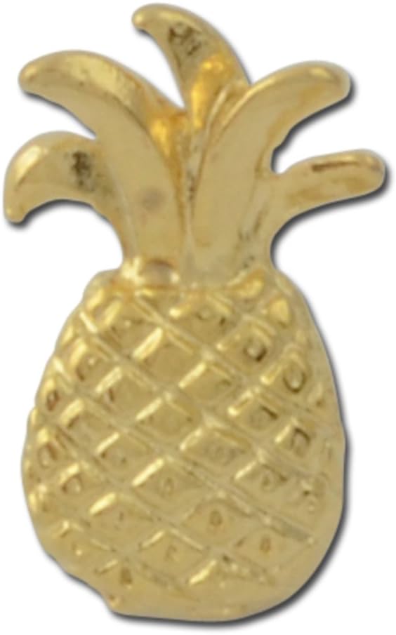 STOCKPINSGold Pineapple Lapel Pin โ Perfect Hospitality Award Pin for Backpacks, Hats, and Jackets โ Ideal for Tropical-Themed Gifts โ Made in USA