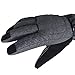 CAMYOD Waterproof Ski Snowboard Gloves with 3M Thinsulate, Cold Weather Gloves for Men(Piping,M)