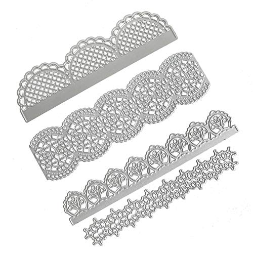 MultiBey Metal Cutting Dies for Scrapbooking Lace Edge - DIY Crafts Carbon Steel Embossing Handmade Stencils Template for Paper Card Making Décor