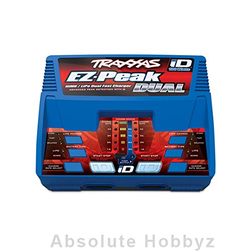 Traxxas EZ-Peak Dual Multi-Chemistry Battery Charger w/Auto Battery iD (3S/8A/100W)