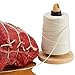 500 Feet Cooking Twine with Non-Slip Portable Wood Holder and Cutting Blade – 100% Cotton Materials – Ideal for DIY Crafts and Food Packaging – Professional Chef Grade Butchers Meat Strings