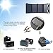 TalentCell 21W Foldable Solar Panel Charger with DC 18V and 5V USB Output for Charging All Types of 12V Rechargeable Batteries, Portable Power Station and Most 5V Devices