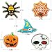 Halloween Cookie Cutters Set - 10 Piece - Pumpkin, Bat, Ghost, Witch Hat, Spider, Cobweb, Skull and Skeleton Shape