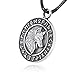 Dan's Jewelers Ancient Wolf Pendant Necklace, Fine Pewter Jewelry