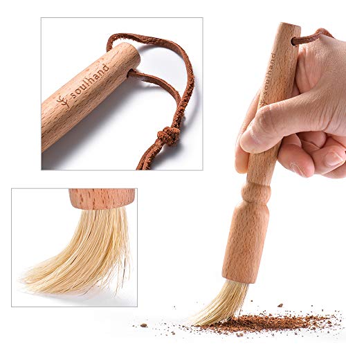 image for Soulhand Coffee Scoop,Stainless Steel coffee Scoop with Bag Clip + Gri