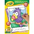 Crayola Gigantic 224 Pages Color By Number Kids Coloring Book with Fold Out Color Key & 50 Stickers Included, Ages 3 and Up