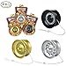 2 Dozen Metal Diecast Alloy YoYo Bulk Toy YoYo for Party Favors (Set of 24)