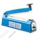8 inch Impulse Bag Sealer Poly Bag Sealing Machine Heat Seal Closer,with Extra Heating Element & Teflon Sheet