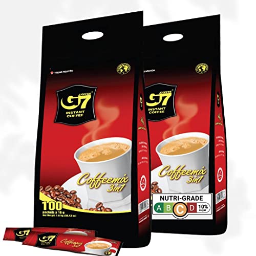 Trung Nguyen — G7 3 in 1 Instant Coffee — Roasted Ground Coffee Blend w