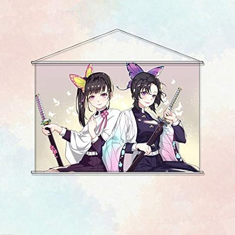 Amazon Co Jp タペストリー アニメ きめつ の やいば 鬼滅 の 刃 Kimetsu No Yaiba こちょ う 胡蝶 しのぶ Kochō Shinobu 蟲柱 ポスター 掛ける絵 吊り軸 ファッション 可愛 二次元 壁掛け装飾 部屋 壁アート 誕生日プレゼント おしゃれ 萌え かわいい 90x60cm