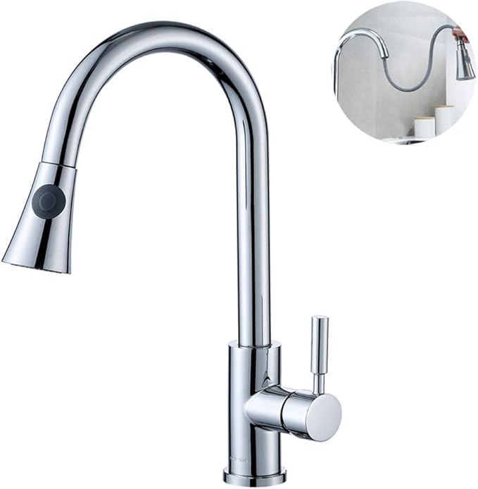 Grifo de Cocina Fregadero, Grifo Cocina con Ducha Extraible 3 Vias