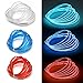 USB EL Wire, 9ft EL Neon Wire Red DC 5V Neon Lights Sewable Electroluminescent Wire/El Wire for Car Interior Automotive Décor with 6mm Sewing Edge