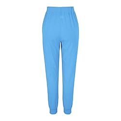 JIOEEH Linen Pants Women Summer Drawstring Back
