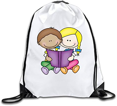 Smart Kid Clipart 100% Polyester Fiber Drawstring Scak One Size