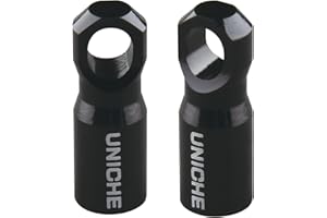 UNICHE Bike Presta Valve Cap with Valve Core Removing Function, Fits Presta French Valves on MTB, Road Bikes, Gravel Bikes (Black)