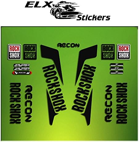 Pegatinas HORQUILLA ROCK SHOX RECON 2016 ELX32 STICKERS AUFKLEBER AUTOCOLLANT ADESIVI BICICLETA CYCLE MTB BIKE 29"