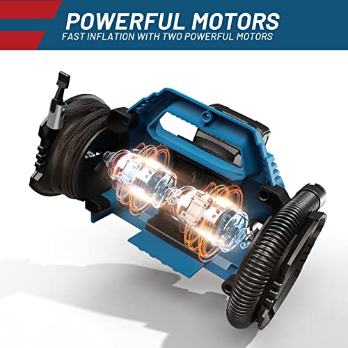 Enhulk Cordless Tire Inflator Air Compressor 20V Rechargeable Battery