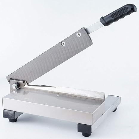 Amazon Baoshishan 骨切り包丁スライサー 肉切り機 骨カッター 手動 マンガン鋼の刃 家庭用 冷凍肉 魚骨 肋骨 銀色 50cm刃 包丁 ナイフ はさみ オンライン通販