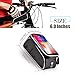 uniwood Bike Front Frame Bags Waterproof, Bicycle Handlebar Bag, Top Tube Mount Handlebar Bags, Bike Screen Phone Holder Case Sports Bicycle Bike Storage Bag Cycling Pack Fits Phones Below 6.0 Inchesthumb 1