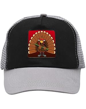 Unisex Turkey Warrior Trucker Hat Adjustable Mesh Cap