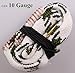New Bore Snake Cleaner .17 .22 Cal .308 .380 9mm Caliber 12 20 28 Gauge Rifle/Pistol/Shotgun Cleaning (G19 : 10 GA Gauge)