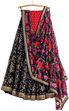 AMIT FASHIONS Exclusive Indian Designer Semi Stitch Lehenga Choli for Women's