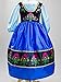 Little Adventures Traditional Scandinavian Princess Girls Costume - Small (1-3 Yrs)