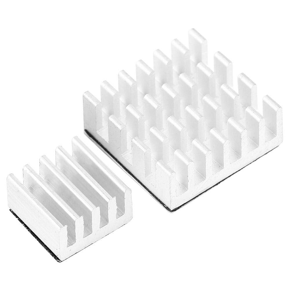 10 Set Heat Sink CPU Cooler PCB Power Board Radiator with Adhesive for Raspberry Pi 2/3/4 - Image 3