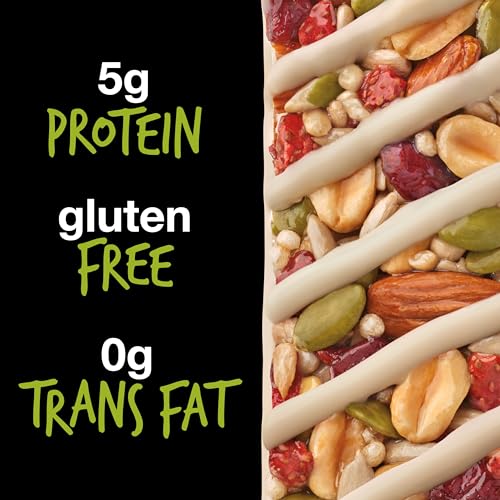 KIND HEALTHY SNACKS BARS, STRAWBERRY SUNFLOWER SEED, GLUTEN FREE, HIGH FIBER SNACKS, 5G PROTEIN, 6 COUNT