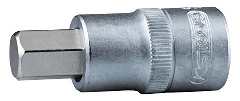 KS Tools 911.3461 3/4 Inch Bit Socket Hexagon Socket, Short, 19 mm