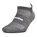 Feetures High Performance Max Cushion Ankle Sock - No Show Socks for Women & Men with Heel Tab - Heather Gray, XL (1 Pair)