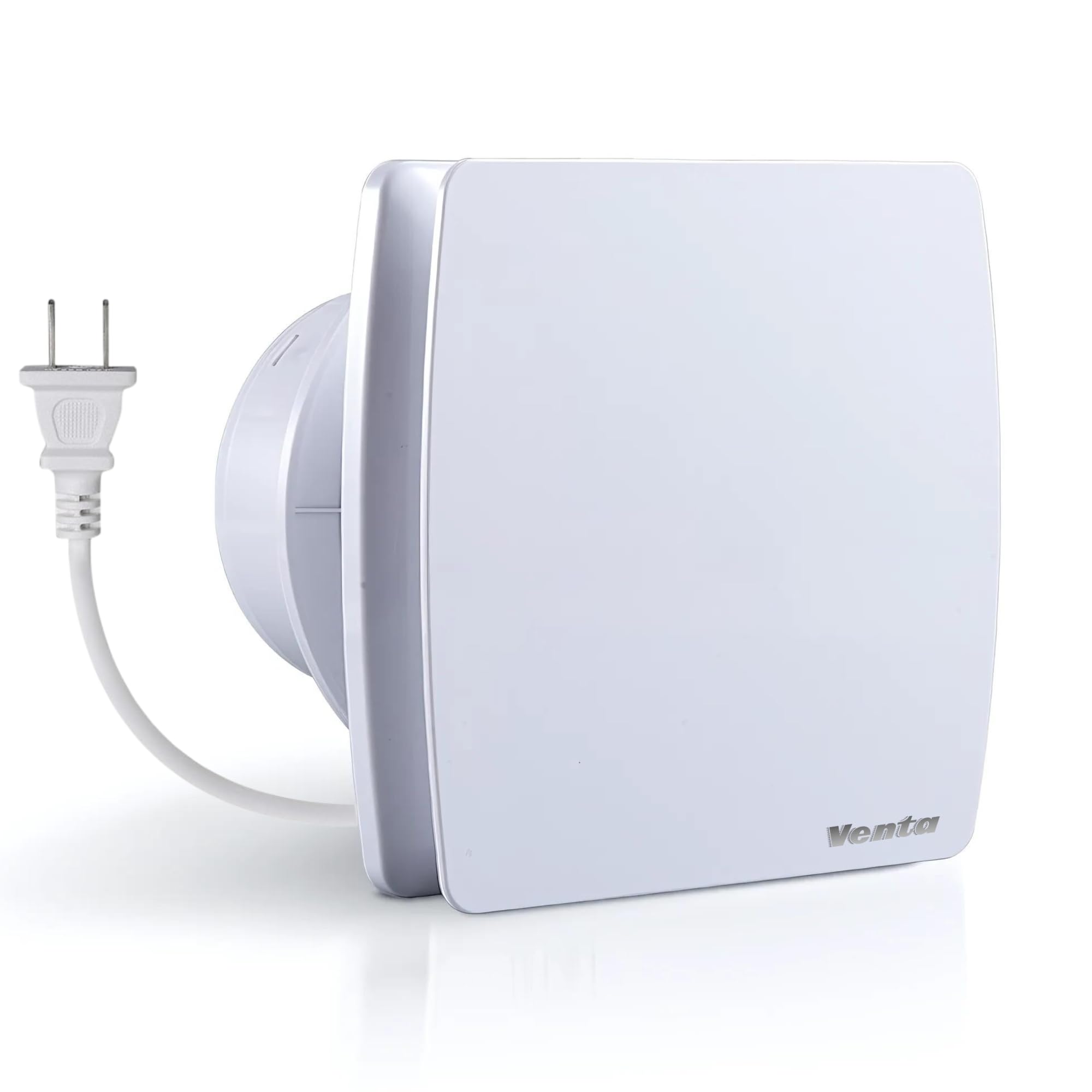 Photo 1 of *MISSING COVER* Venta 6 Inch Exhaust Fan – 1.7 Sones, Quiet Wall Mount Bathroom Exhaust Fan – Powerful 141 CFM Airflow, Anti-Backflow, Energy-Efficient - For Kitchen, Garage, Office - White