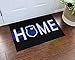 FloorMatShop Home Police and Leo Thin Blue Line Police Support Novelty Carpet Nylon Indoor Welcome Entrance Mat Approx. 2' x 3' Surged Edge Made in The USA