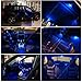 Ameritree Nissan Maxima 2009-2014 (11 Pieces) Blue LED Lights Interior Package and White LED License Plate Kit