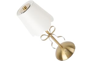 Generic Cordless Bow Table Lamp Elegant Metal Rechargeable Bedside Lamp for Bedroom, Princess Table for Cozy Atmosphere