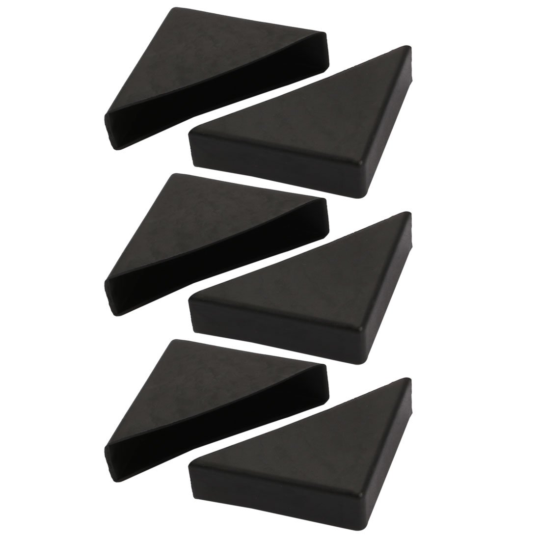 sourcingmap 6pcs 55mmx55mm Plastic Table Desk Corner Guard Protector Fit for 15mm Thickness