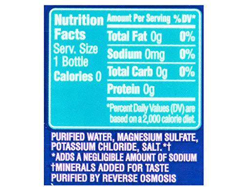 Dasani Purified Water, 16.9 Fl Oz (24 Count)