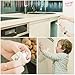 BABY TRUST Magnetic Cabinet Locks and Baby Proofing Cabinet (12 Locks) | 3M Adhesive Child Proof Cabinet Locks | Child Safety Locks for Cabinets and Drawers | No Tools Required and Easy Installation