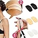 Lady Up 6 Pieces Soft Silicone Bra Strap Cushions Holder Non-Slip Shoulder Protecting Pads Ease Shoulder Discomfort (2black+2nude+2white)