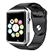 Aosmart Bluetooth Touch Screen Smart Wrist Watch Phone with Camera - Black